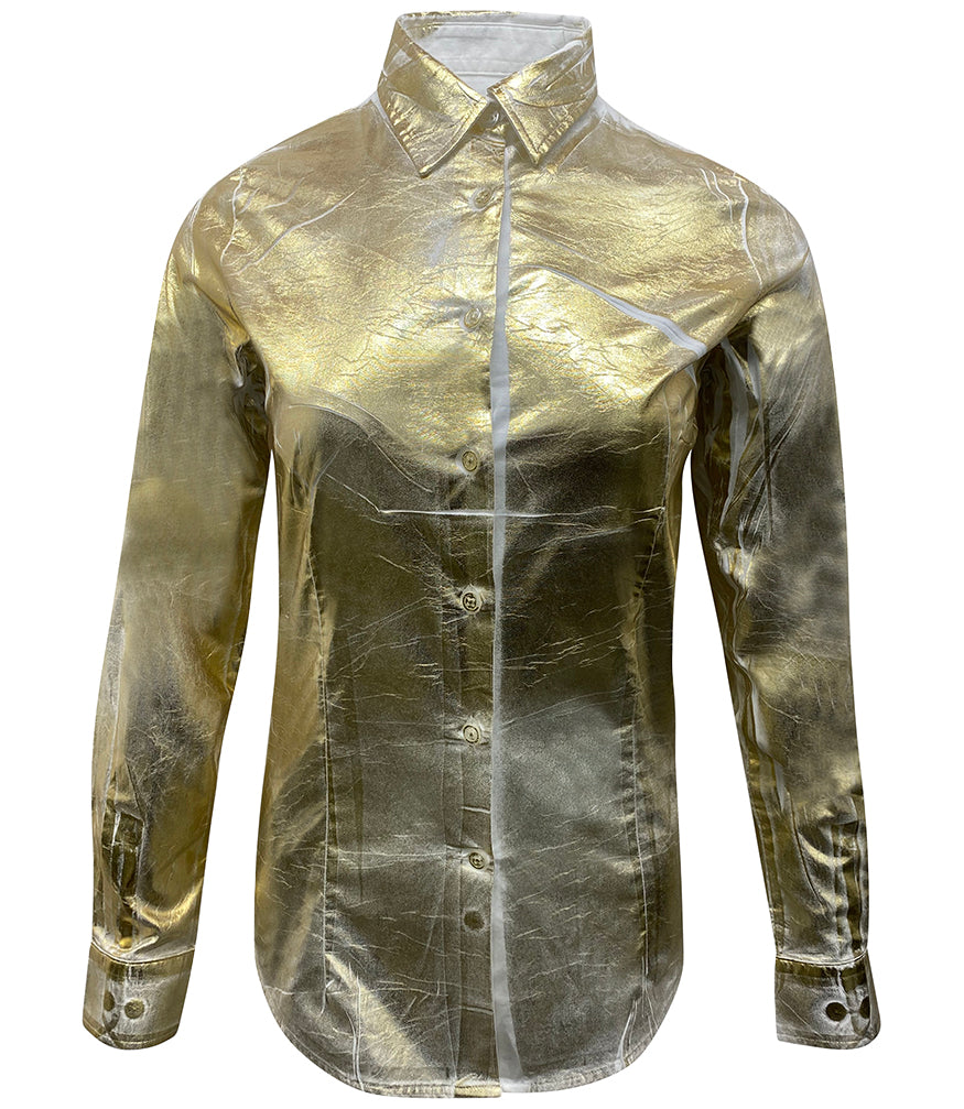 Madison Maison Laminated Bronze Shirt