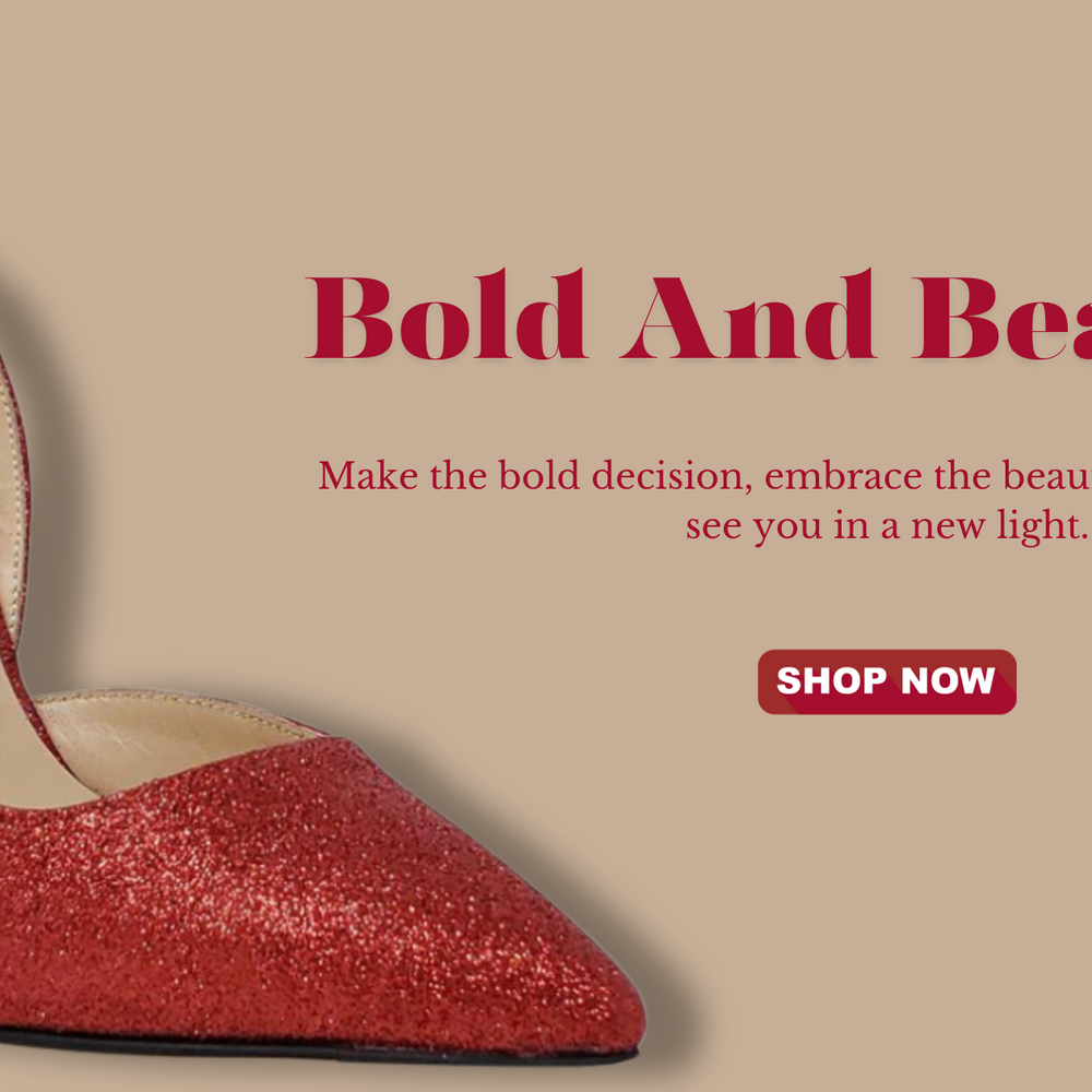 Bold and Beautiful: Red Glitter Heels to Make a Statement