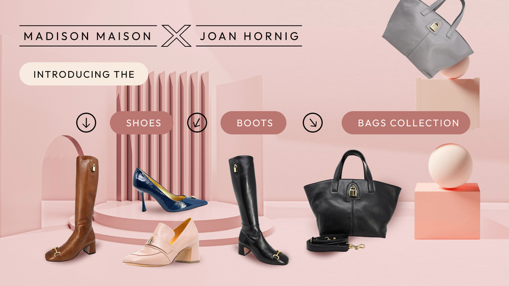 Madison Maison x Joan Hornig: Introducing the Bejeweled Shoes, Boots, and Bags Collection