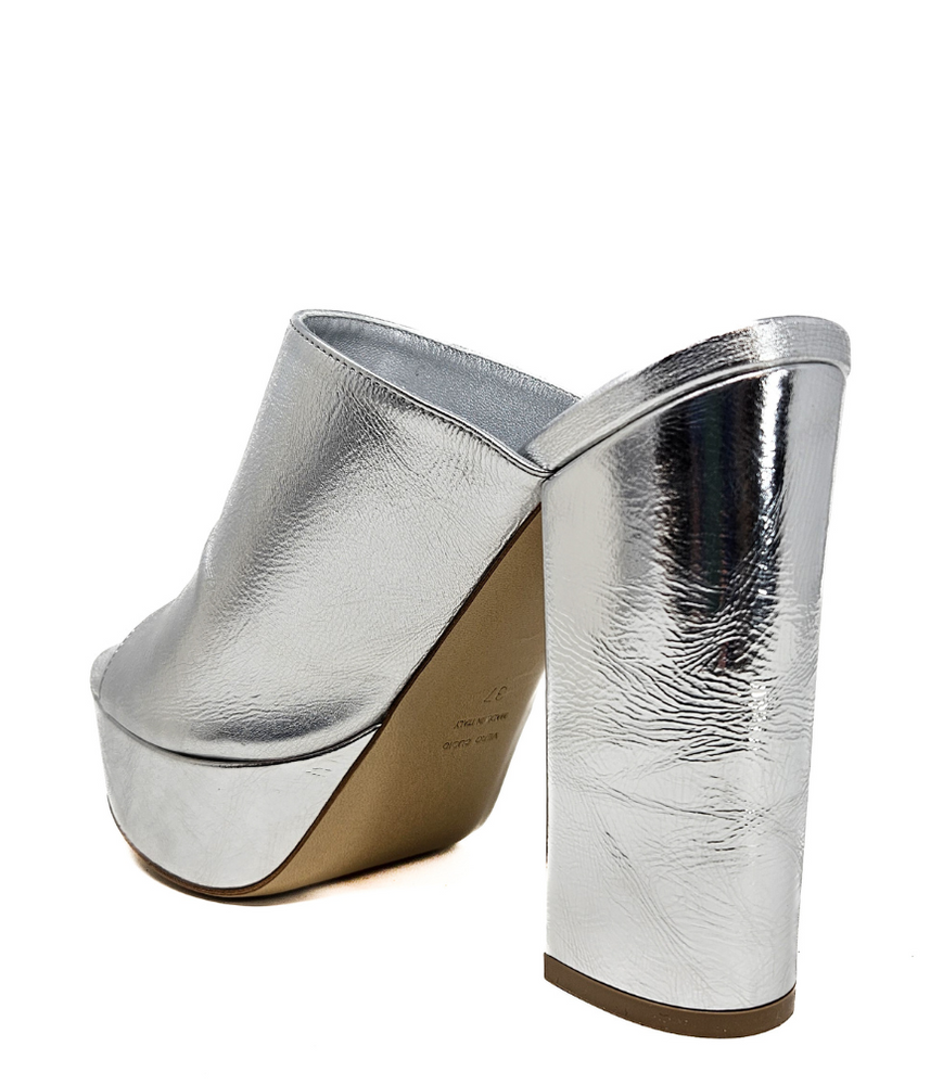 
                      
                        Marilu Silver Open Toe Platform Sandal
                      
                    