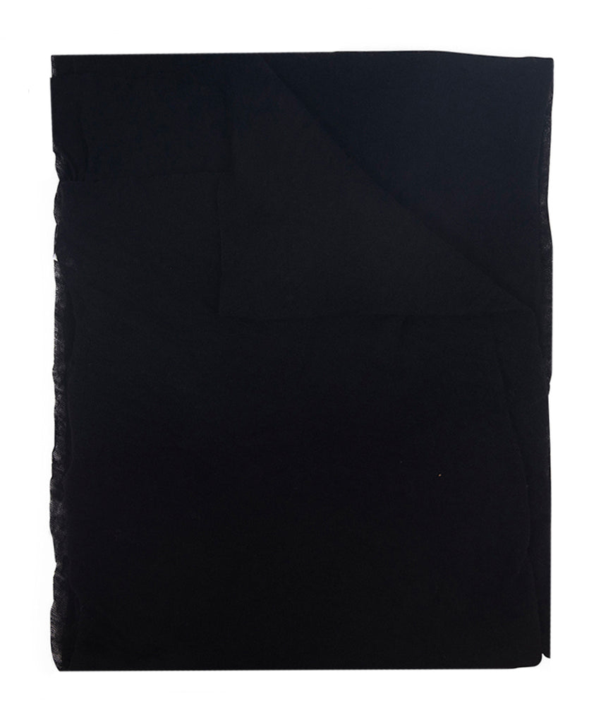 
                      
                        Black Large Cashmere Plain Stole
                      
                    