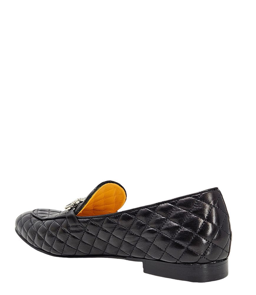 
                      
                        Mocasín plano acolchado negro Madison Maison™
                      
                    