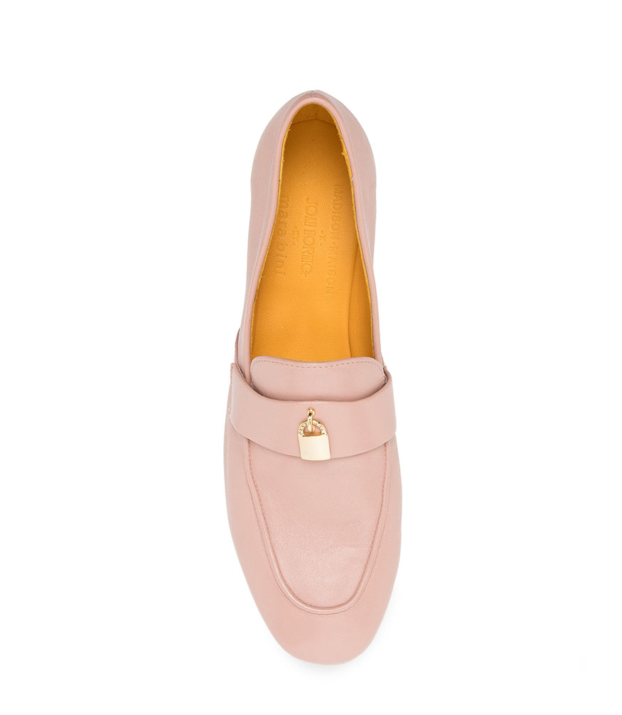 Light pink loafers on sale