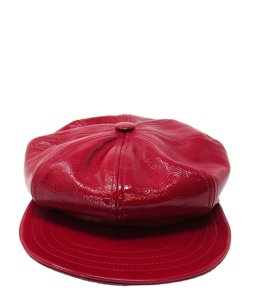 Madison Maison™  By Designing Hollywood Red Motorcycle Hat
