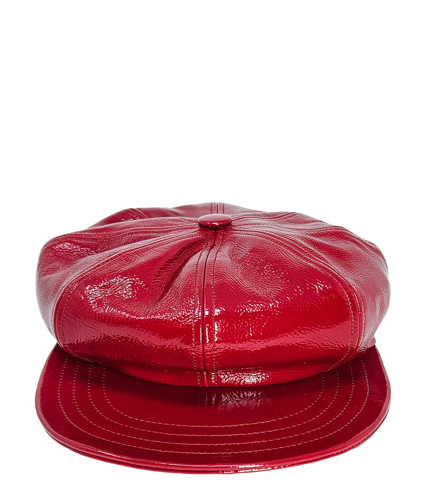 Madison Maison™  By Designing Hollywood Red Motorcycle Hat