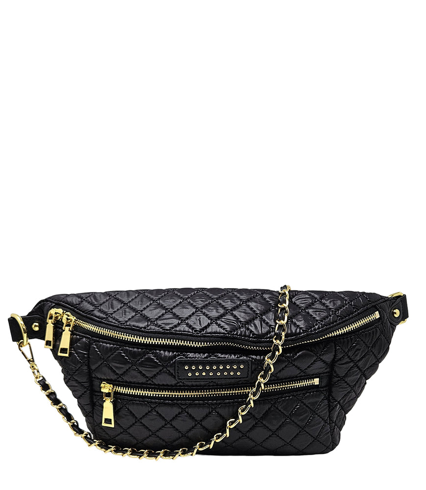 Quyenn Temy Black/Gold Slingbag