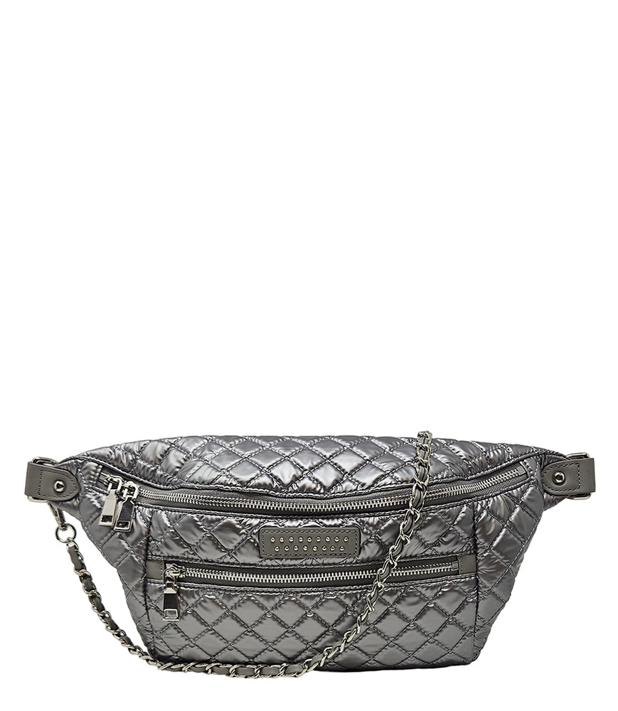 Quyenn Temy Silver/gunmetal Slingbag