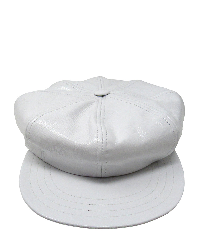 Madison Maison™  By Designing Hollywood White Motorcycle Hat
