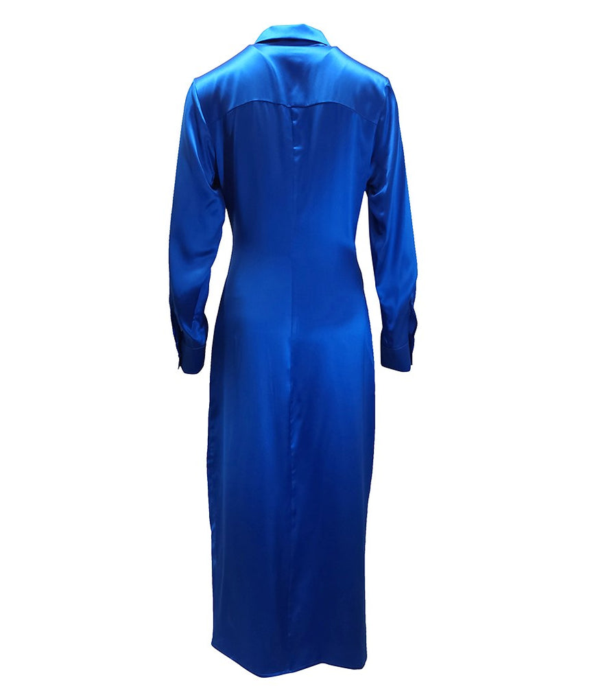 
                      
                        Madison Maison Blue Silk Dress - MADISON
                      
                    