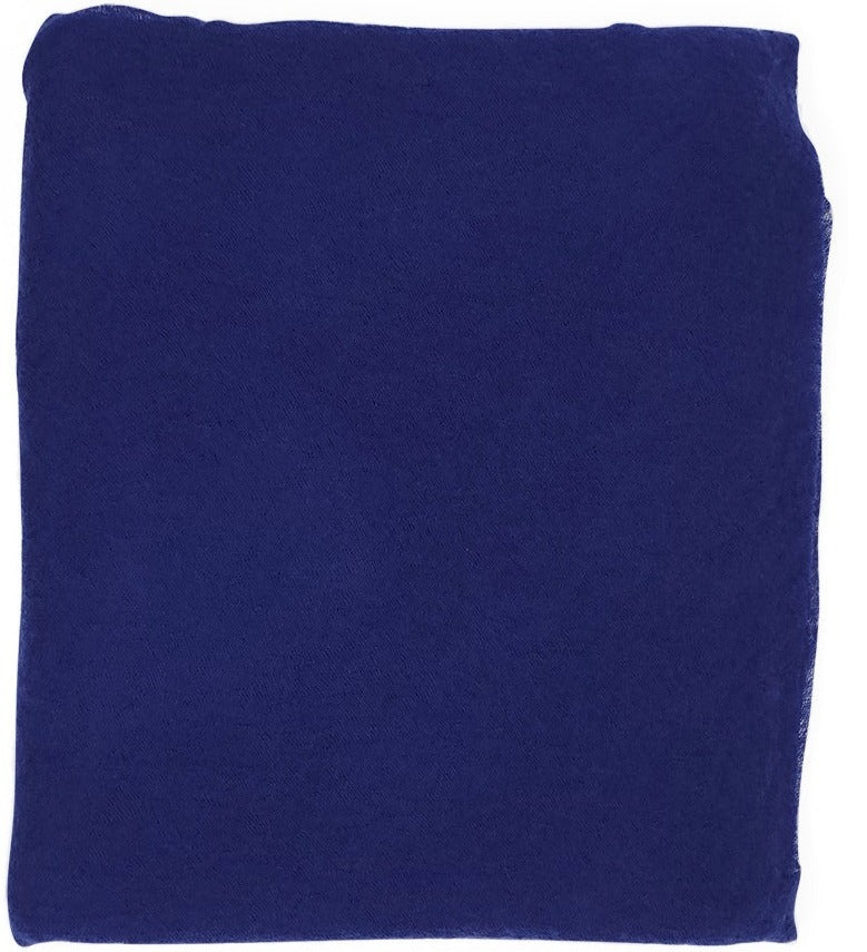 BOTTO GIUSEPPE BLUE CASHMERE PLAIN STOLE - MADISON