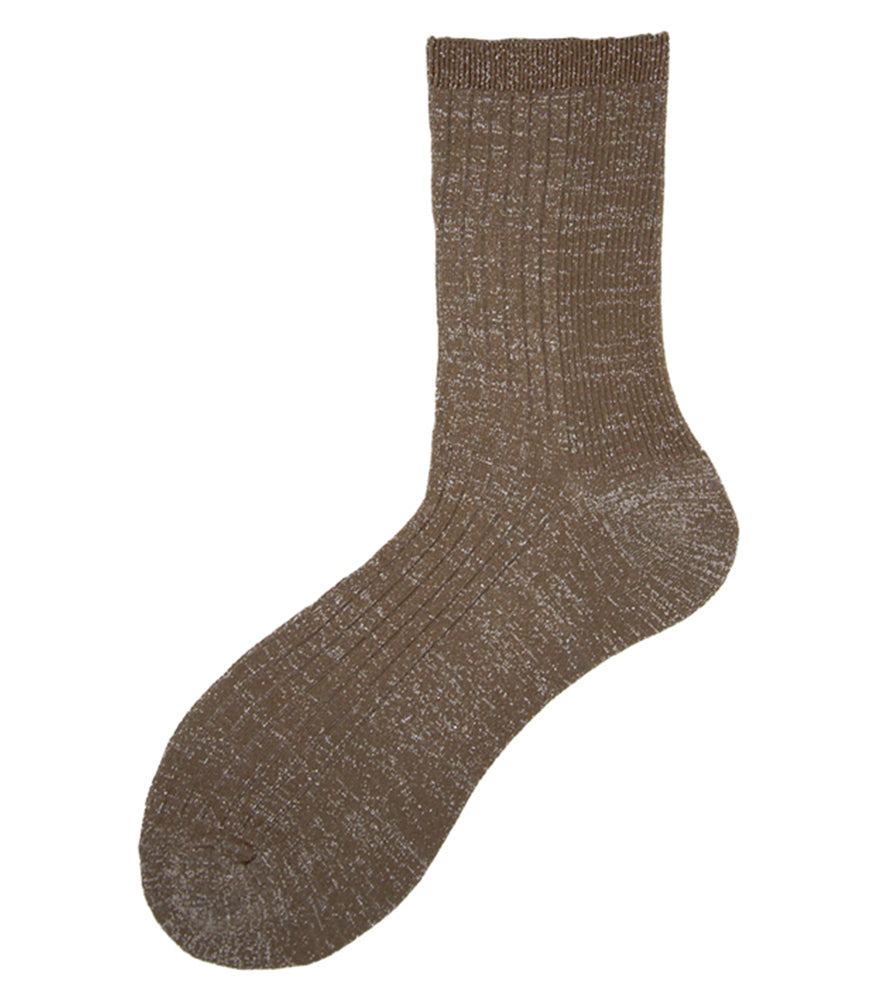 Alto Milano Brown Donna Short Socks