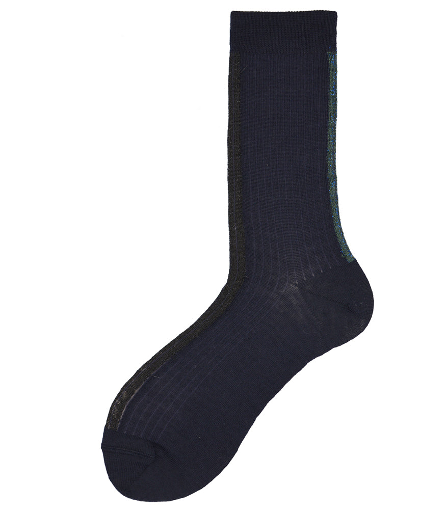 Alto Milano Blue Altea Short Socks