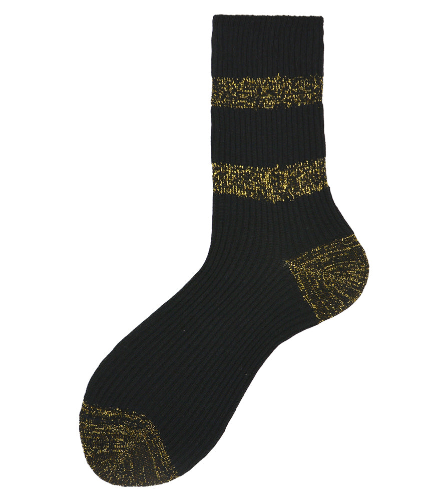 Alto Milano Black Aurora Short Socks