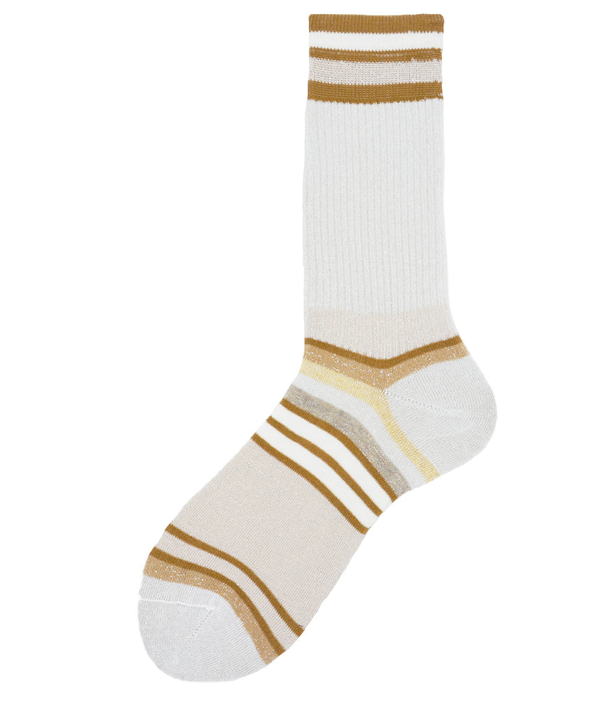 Alto Milano White Chapo Short Socks